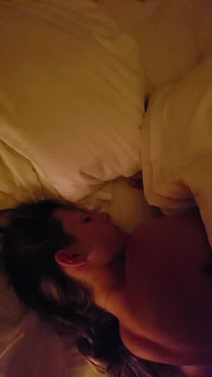 I've always wanted to be covered in cum while I slept. It finally came true😍🤤 [f][m]