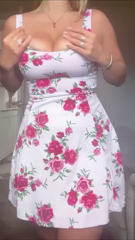 Would you make me cum whilst I wear this cute dress?