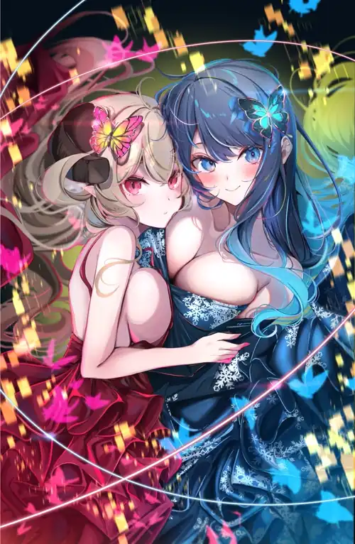 Natsumi And Noa Dress Up! ( Komupi ) [Original]