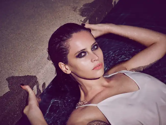 In the pool.
