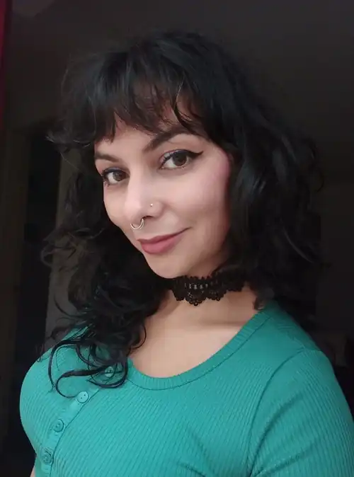 I am a sweet girl smiling at the world