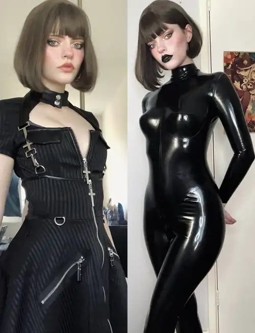 Best before or after latex? This is my first ever latex catsuit and I’M IN LOVE.