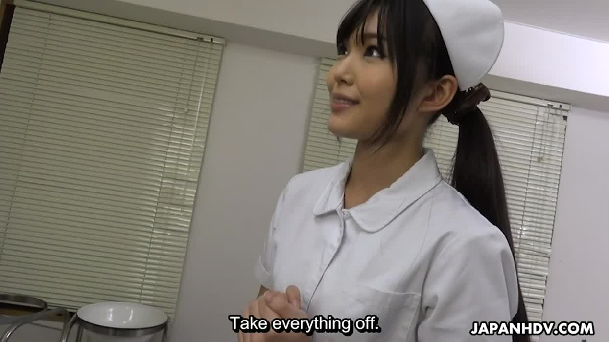 Shino Aoi is at work at her nursing job today helping patients orgasm.