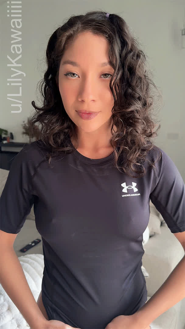 Maybe i should workout naked next time 😘