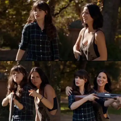 Shooting with Olivia Munn 