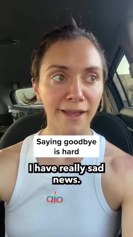 Saying Goodbye…