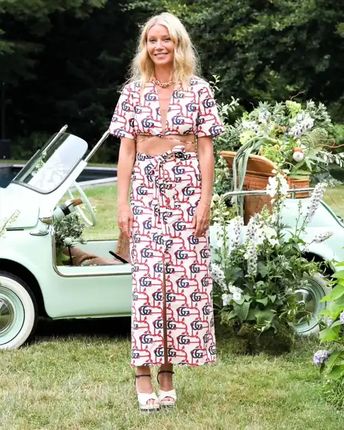 Gwyneth at a GOOP dinner in the Hamptons- 7/15/23