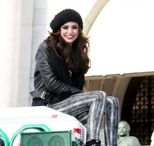 Cher on HESS float in Macy's NYC Thanksgiving Day Parade years ago. She sang 'I Wish'