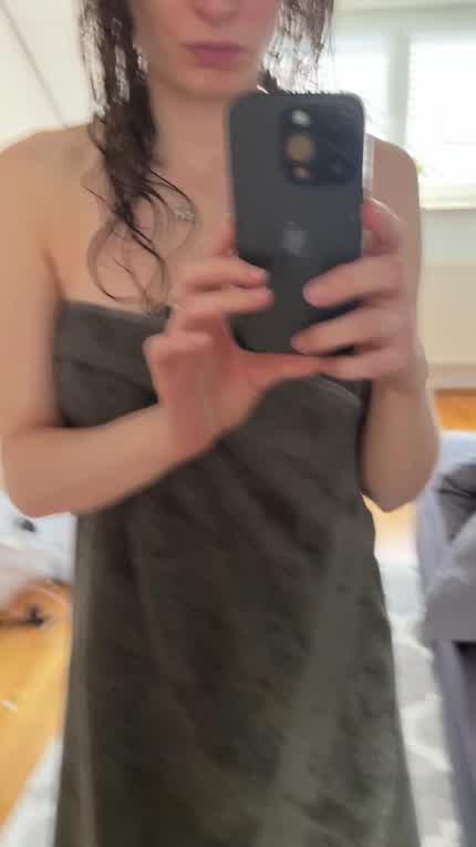 revealing my perfect titties :)