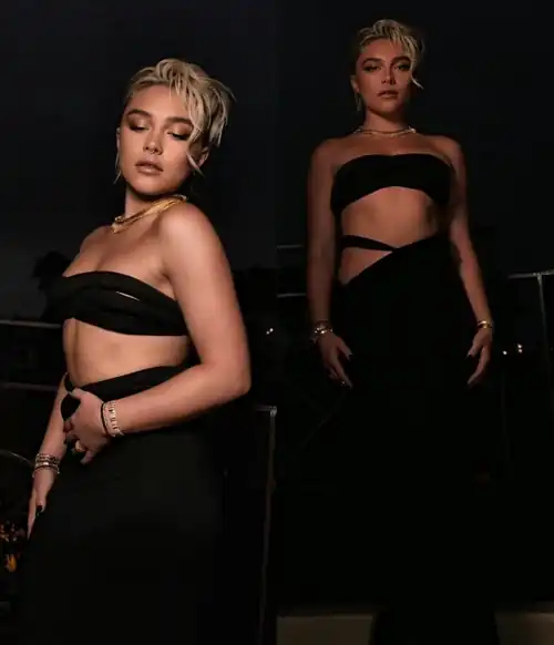 Florence Pugh for 'DUNE - PART TWO’ press.