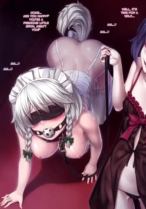 It's relaxing... taking my maid out for a walk