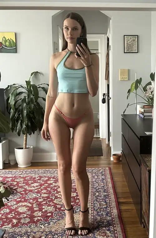 Lithuanian girls stay pale all summer