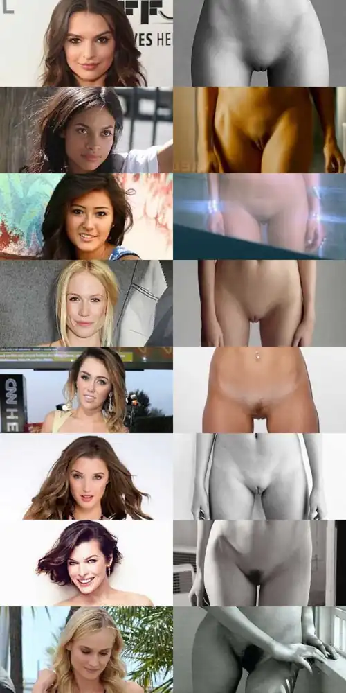 Celeb Pussy collage