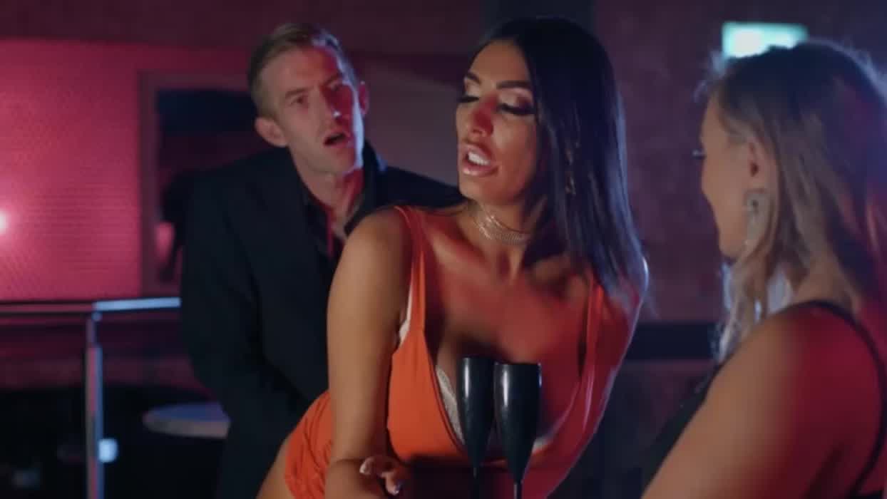 Porn Parody- Hot Women Ass Fucked in Public Bar with a Huge White Cock Guy.