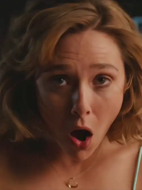 "Sweetie please don't go so fast... I'm exhausted" says your mom Elizabeth Olsen while you rail her in doggystyle like a crazed animal. You've been drilling her pussy for over 10 hours now, your hyperspermia has gotten worse recently and you just can't control your sex drive anymore