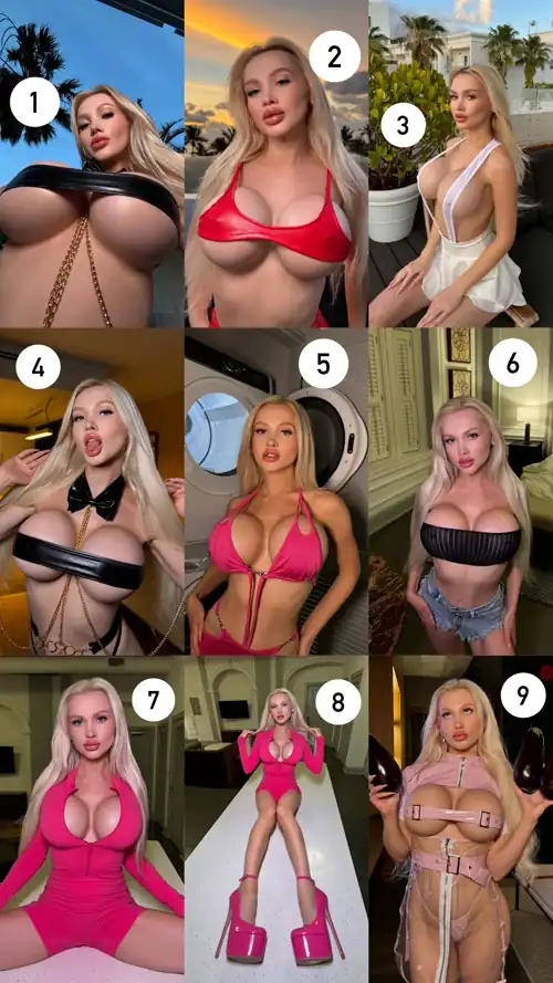 Which one of these pics makes me a better bimbo?