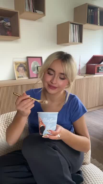 Eating ice cream IG 7/9/2024