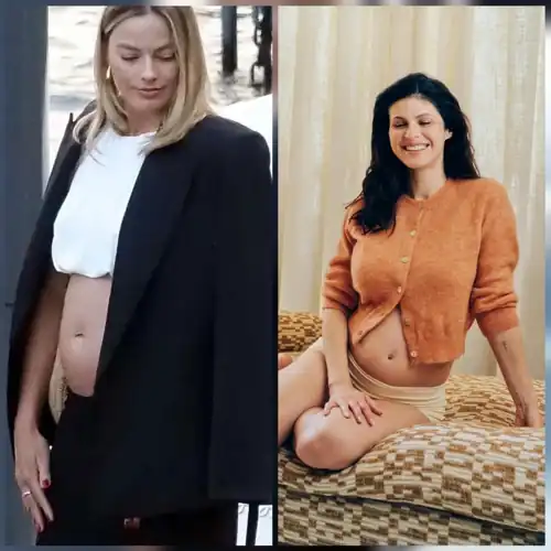 Who will become the better mommy? Margot Robbie or Alexandra Daddario?