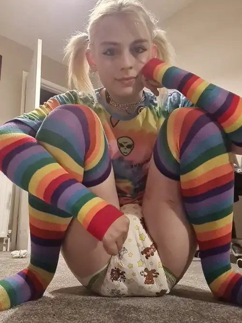 diapered squishy lil pup :3
