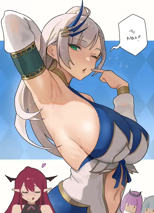 Reine's ribs (shikube) [Hololive]