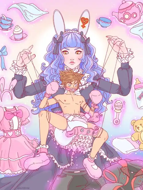 Just a lil doll on a string 💕