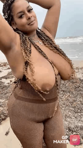 I love being topless at the beach! 🌊
