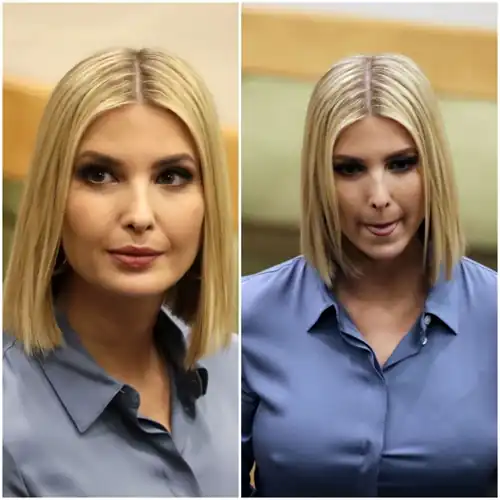 Oh, yes these charming eyes and firm protruding nipples on Ivanka's big boobs!!!
