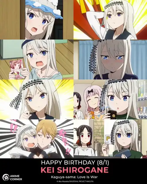 Happy birthday to the adorable imouto, Kei Shirogane! 🤗🎂💙  CV JP: Sayumi Suzushiro CV EN: Heather Walker