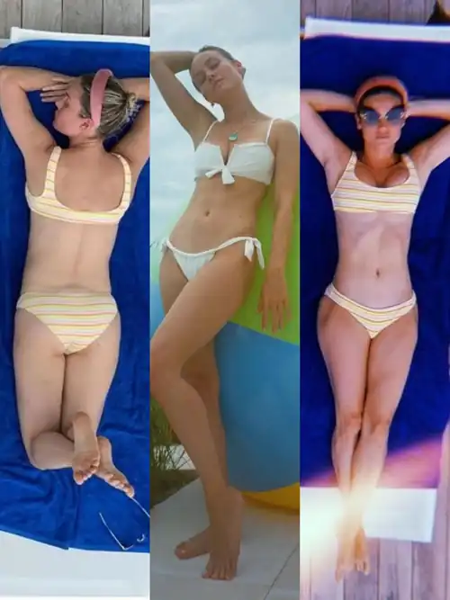 Brie in a bikini