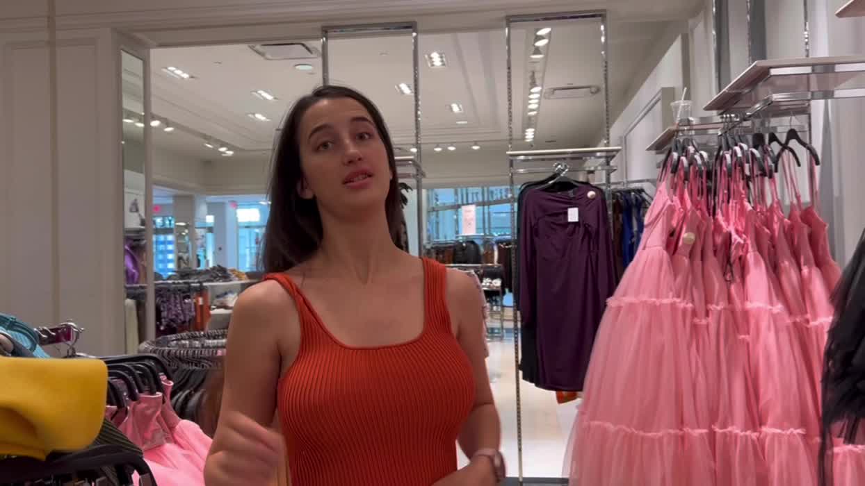 Flashing my tits