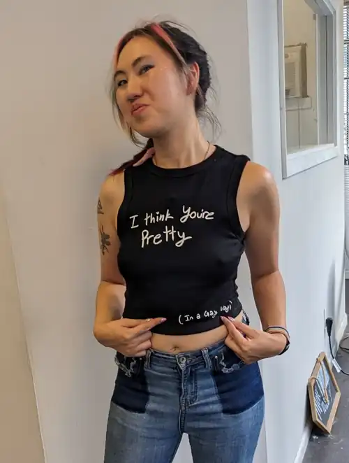 I'm so bad at shooting my shot that I had to make a shirt to help me