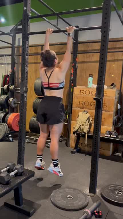 Unlocked my first pull up(s) today. I cried shortly after. I have been doing chin ups for a few months now but was unable to do a pull up. I have arrived.