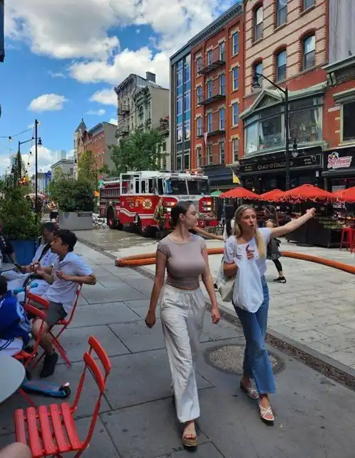 What color is the fire truck