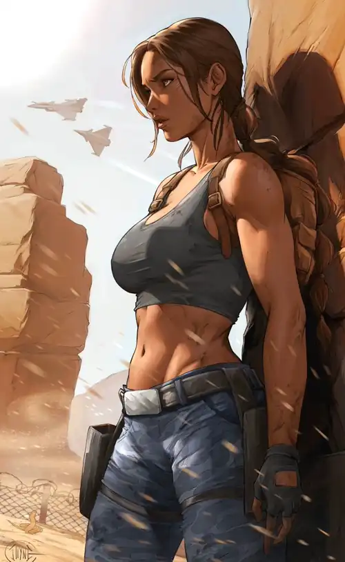 Amazing Lara artwork by Illyne Cosplay!