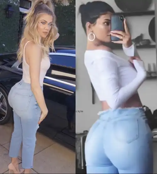 Khloe and Kylie