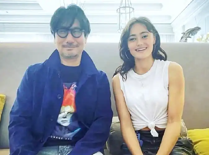 Ella with Hideo Kojima