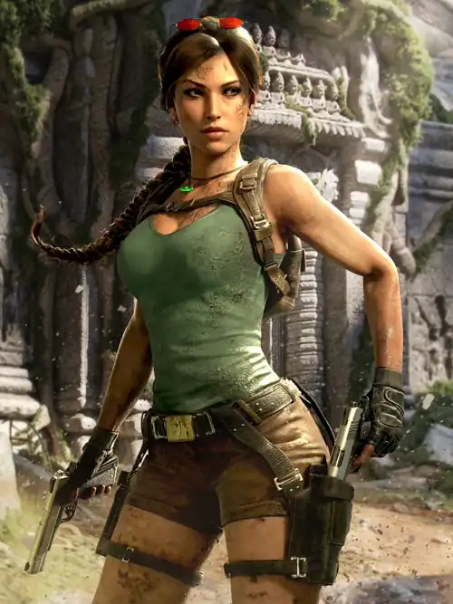 New Lara Croft Render by Nicole Bounxe