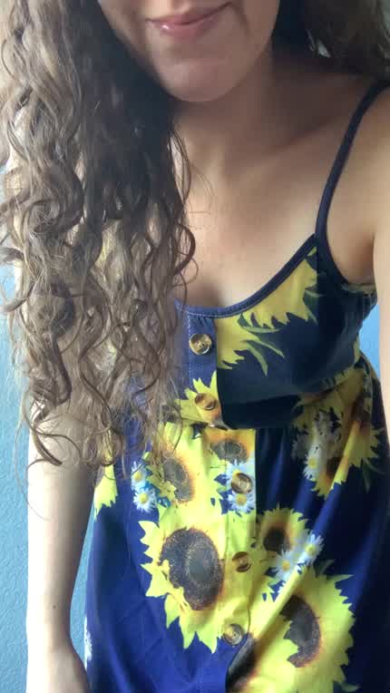 do you like what's under my sundress? 😇