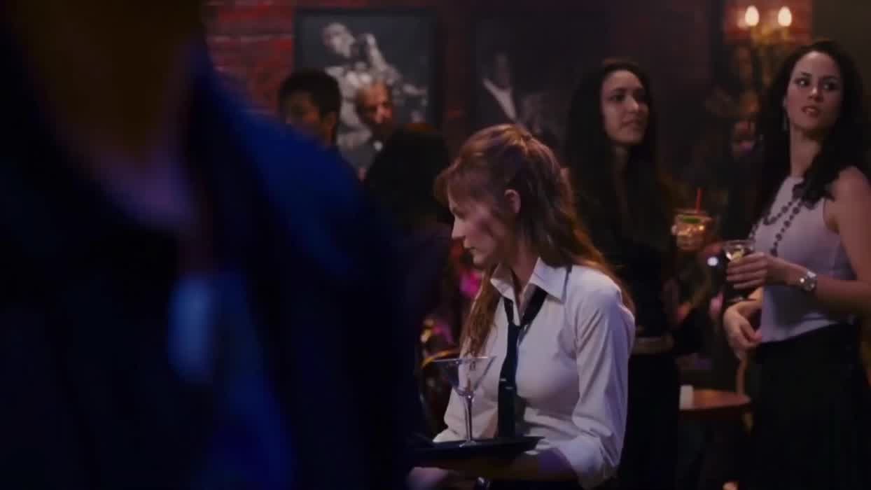 In a tight blouse and pantyhose - Spider-Man 3 (2007)