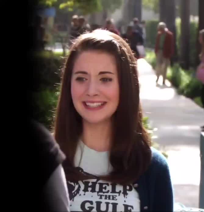 Annie sticking out her chest (again)
