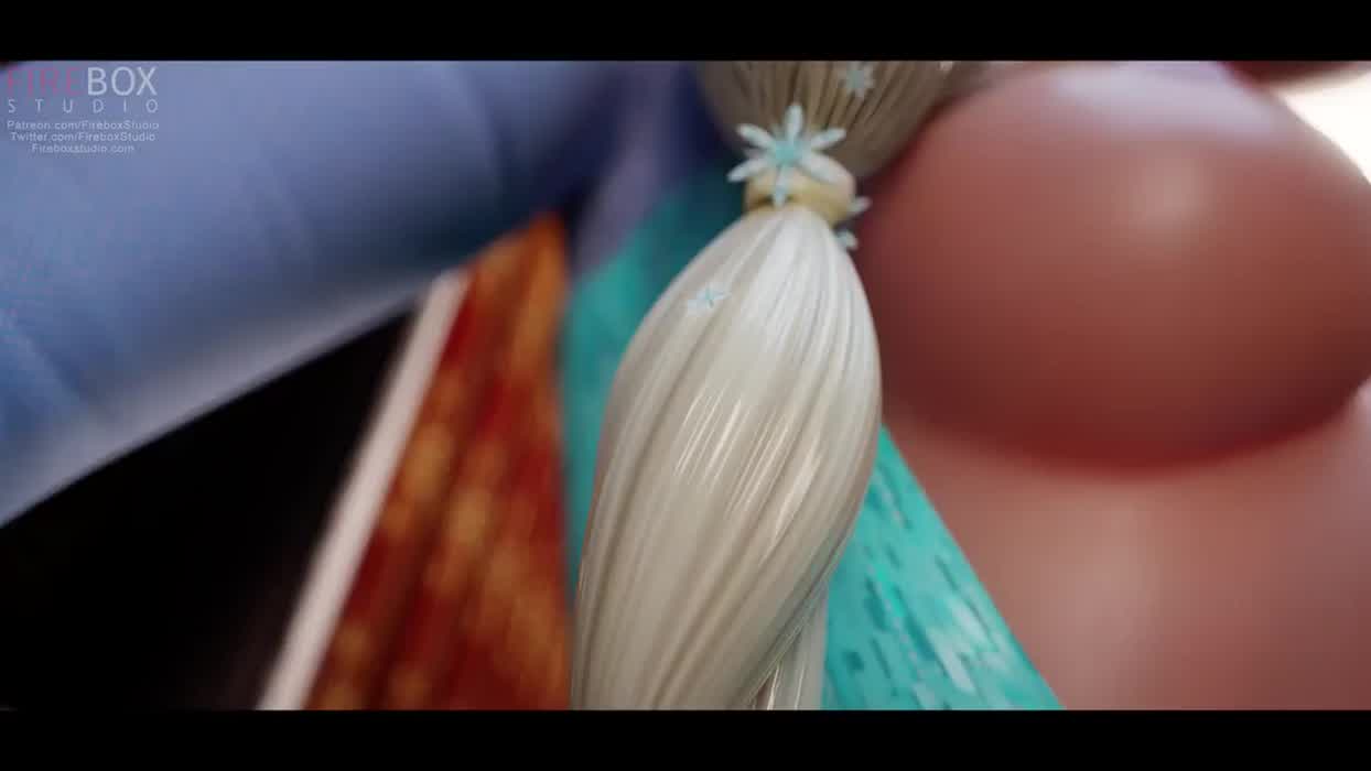 Elsa 3D Anal Animation Blonde CFNM Creampie Deepthroat Hentai Rule34 Porn GIF by observeandherve