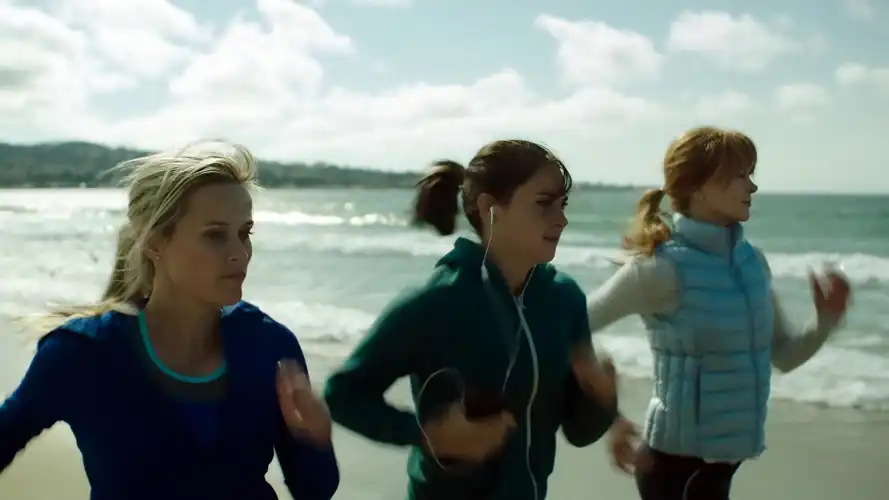 Reese and her Runners at the beach.