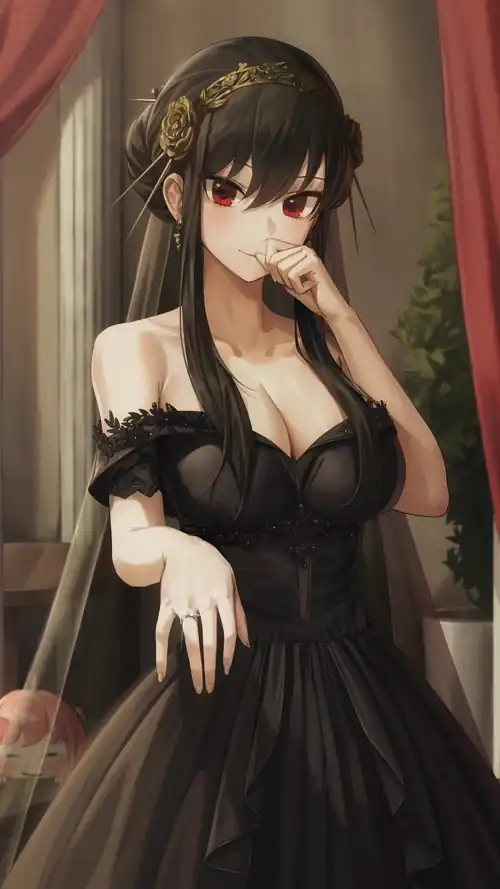 "Wedding Dress" Yor Forger [SPYxFAMILY] (3094×5499)