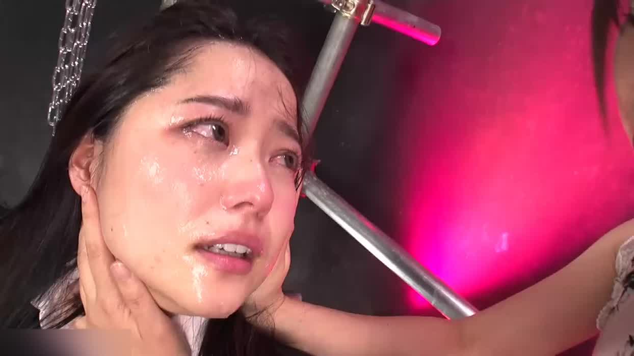 Spitting on her submissive friend