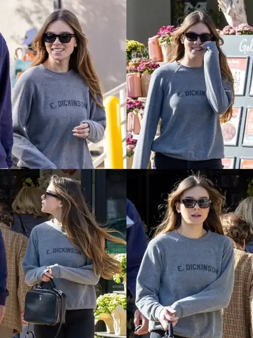 I love how proud Hailee is of her show 'Dickinson’ her confidence is so hot 
