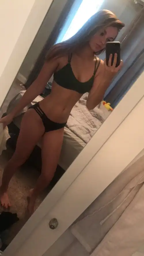 Bikini try on