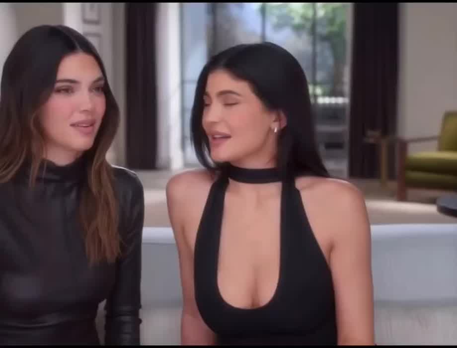 Kendall | And Kylie Jenner talking about  breasts | The Kardashians | October 2023 
