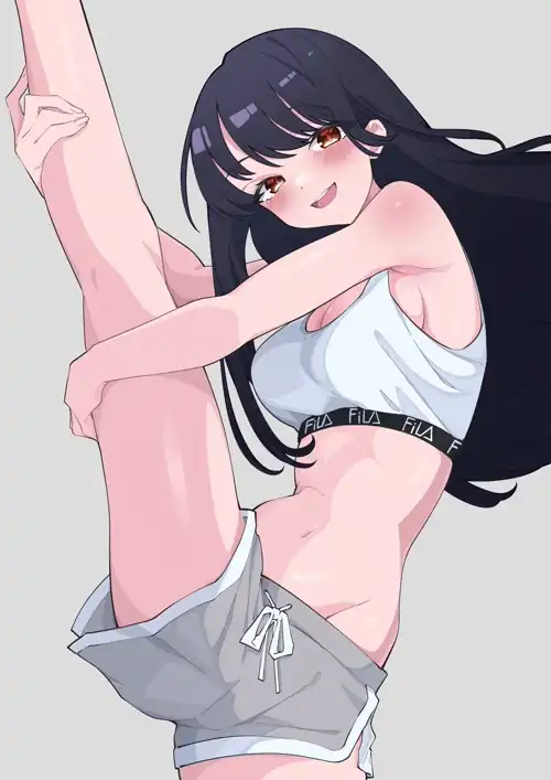 Anna Yamada Showing Her Flexibility 
