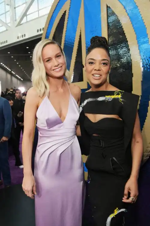 Brie Larson and Tessa Thompson definitely fooled around with each other