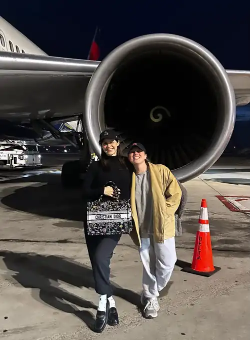 Alexandra Getting Ready to Board a Plane | IG May 2024